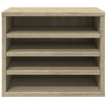 vidaXL Organizér na stôl dub sonoma 36x26x29,5 cm kompozitné drevo – Obrázok 4