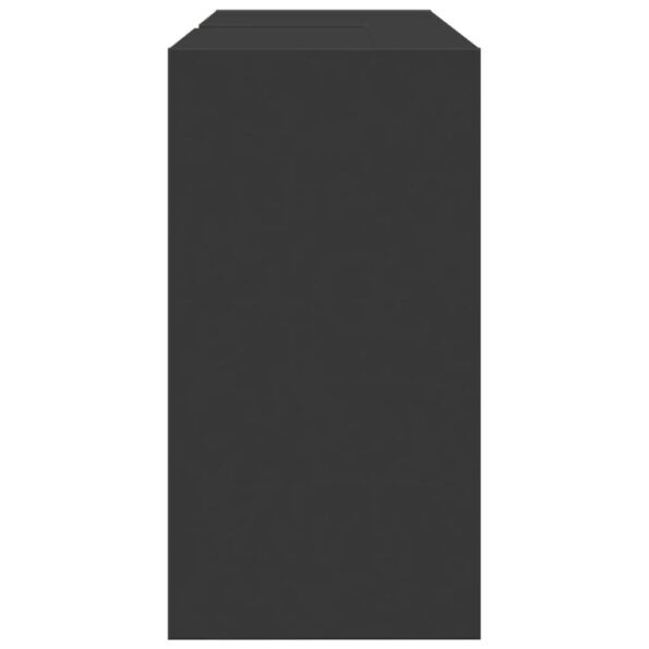 vidaXL Skrinka pod umývadlo čierna 90x29x55 cm kompozitné drevo – Obrázok 6