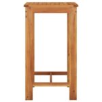 vidaXL 3-dielna záhradná barová súprava hnedá polyratan masívna akácia – Obrázok 7