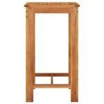 vidaXL 3-dielna záhradná barová súprava sivá polyratan masívna akácia – Obrázok 7