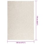 vidaXL Koberec ZIZUR 120x170 cm, jutový vzhľad, interiér a exteriér – Obrázok 9