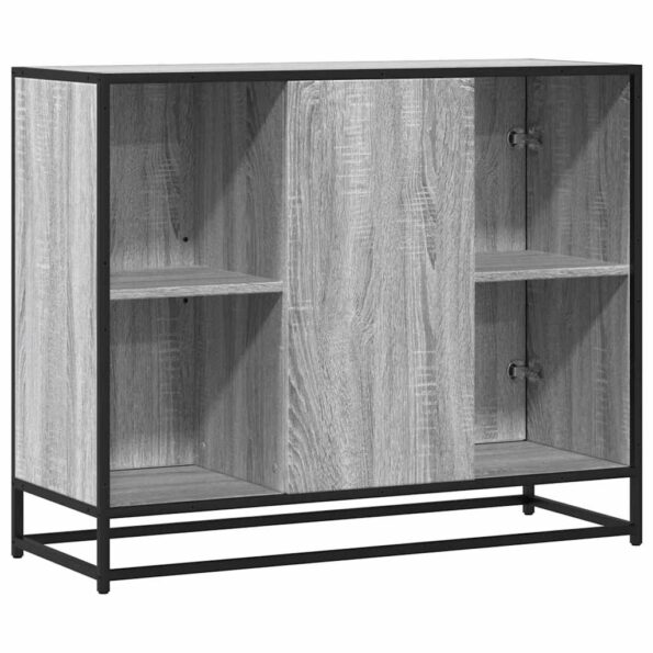 vidaXL Komoda sivý dub sonoma 92x35x76 cm kompozitné drevo – Obrázok 6