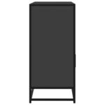 vidaXL Komoda čierna 100x35x76 cm kompozitné drevo – Obrázok 5