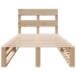 vidaXL Posteľ bez matraca 90x200 cm masívna borovica – Obrázok 4