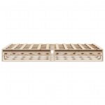 vidaXL Posteľ bez matraca 140x200 cm masívna borovica – Obrázok 5