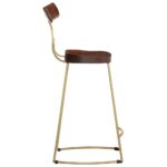 vidaXL Barové stoličky 2 ks 49x43x88 cm mangový masív – Obrázok 3