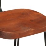 vidaXL Barové stoličky 2 ks 49x43x88 cm mangový masív – Obrázok 6