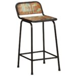 vidaXL Barové stoličky 4 ks 46x35,5x80 cm Rekultivované masívne drevo – Obrázok 11