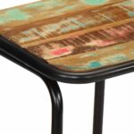 vidaXL Barové stoličky 4 ks 46x35,5x80 cm Rekultivované masívne drevo – Obrázok 6