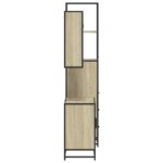 vidaXL 3-dielna súprava kúpeľňových skriniek sonoma kompozitné drevo – Obrázok 6