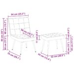 vidaXL Relaxačné kreslo s podnožkou hnedé zamat – Obrázok 12