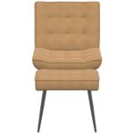 vidaXL Relaxačné kreslo s podnožkou hnedé zamat – Obrázok 4