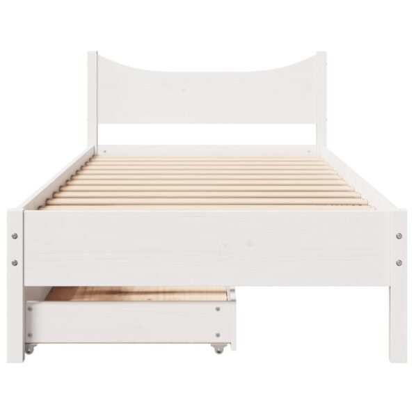 VXL8721102943195_g_en_hd_2.jpg vidaXL Posteľný rám so zásuvkami biely 75x190 cm borovicový masív – Obrázok 4