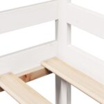 vidaXL Denná posteľ so zásuvkami biela 90x200 cm masívna borovica – Obrázok 10