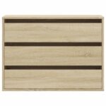 vidaXL Rohová komoda so zásuvkami sonoma 80x41x58 cm kompozitné drevo – Obrázok 4