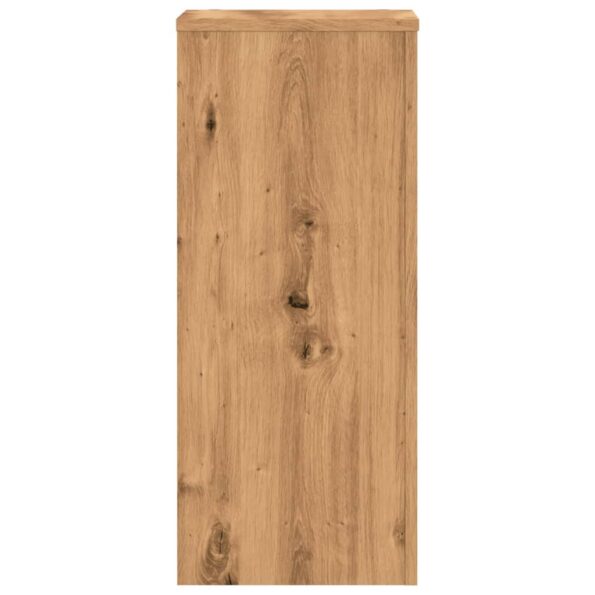 vidaXL Stojany na rastliny 2 ks dub artisan 30x30x70 cm kompoz. drevo – Obrázok 5