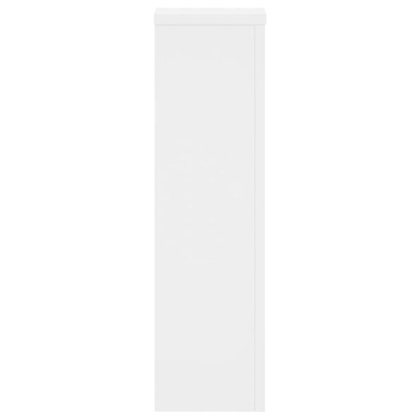 vidaXL Stojany na rastliny 2 ks biele 17x17x60 cm kompozitné drevo – Obrázok 5