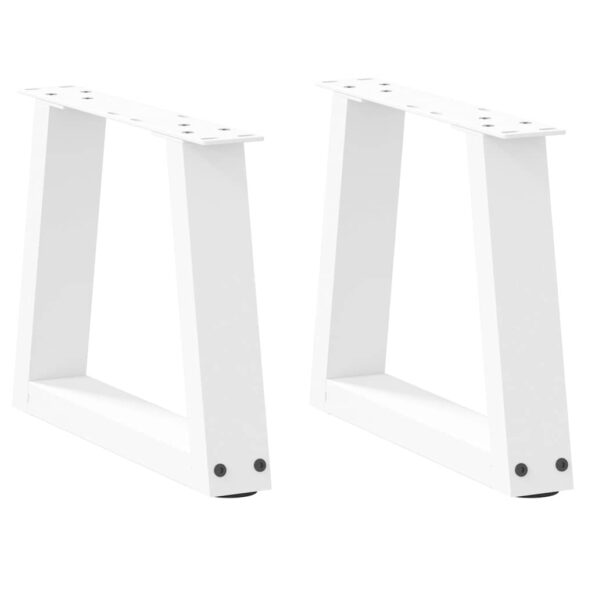 VXL8721102956904_a_en_hd_1.jpg vidaXL Nohy jedálenského stola V-Shape 2 ks Biela 40x(30-31,3) cm Oceľ – Obrázok 1