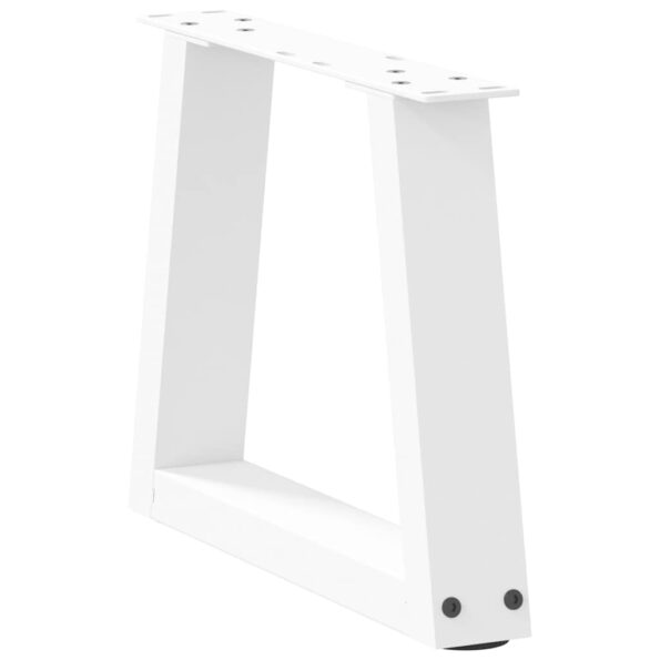 VXL8721102956904_g_en_hd_3.jpg vidaXL Nohy jedálenského stola V-Shape 2 ks Biela 40x(30-31,3) cm Oceľ – Obrázok 4