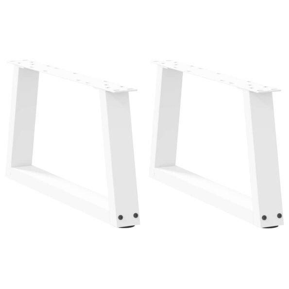 VXL8721102956980_a_en_hd_1.jpg vidaXL Nohy jedálenského stola V-Shape 2 ks Biela 60x(30-31,3) cm Oceľ – Obrázok 1