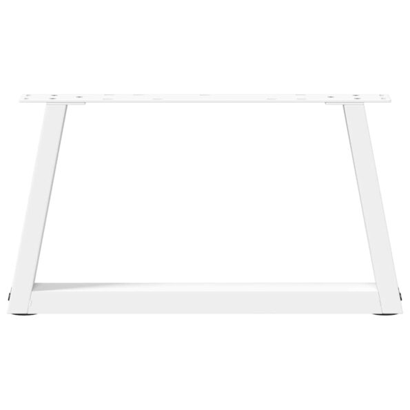 VXL8721102956980_g_en_hd_4.jpg vidaXL Nohy jedálenského stola V-Shape 2 ks Biela 60x(30-31,3) cm Oceľ – Obrázok 5