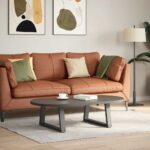 vidaXL Nohy konferenčného stolíka v tvare V, 2 ks, antracitové, 70 x (30-31,3) cm, oceľ – Obrázok 2