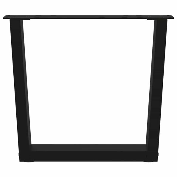 VXL8721102957932_g_en_hd_2.jpg vidaXL Nohy jedálenského stola V-Shape 2 ks Čierna 50x(42-43,3)cm Oceľ – Obrázok 3