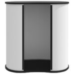 vidaXL Výstavný pult skladací 90x48x93 cm kompozitné drevo – Obrázok 4