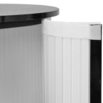 vidaXL Výstavný pult skladací 90x48x93 cm kompozitné drevo – Obrázok 10