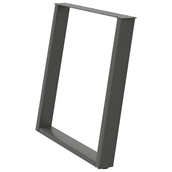 VXL8721158314581_g_en_hd_3.jpg vidaXL Nohy jedálenského stola v tvare U 2 ks Antracit 80x(72-73) cm – Obrázok 4