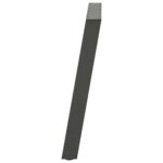 vidaXL Nohy jedálenského stola v tvare U 2 ks Antracit 80x(72-73) cm – Obrázok 6