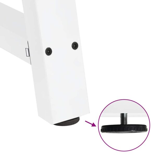 vidaXL Nohy konferenčného stolíka A-Shaped 2 ks Biela 50x(30-31) cm – Obrázok 9