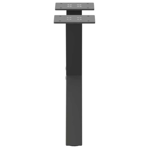 vidaXL Nohy konferenčného stolíka X-Shaped 2 ks Antracit 40x(30-31) cm – Obrázok 5