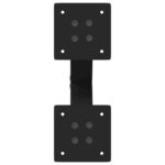 vidaXL Nohy konferenčného stolíka X-Shaped 2 ks Čierna 28x(42-43) cm – Obrázok 7