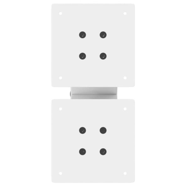 vidaXL Nohy konferenčného stolíka X-Shaped 2 ks Biela 40x(30-31) cm – Obrázok 7