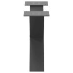 vidaXL Nohy konferenčného stolíka X-Shaped 2 ks Antracit 50x(30-31) cm – Obrázok 6