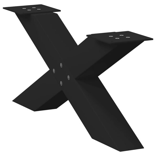 VXL8721158316042_g_en_hd_3.jpg vidaXL Nohy konferenčného stolíka X-Shaped 2 ks Čierna 70x(30-31) cm – Obrázok 4