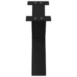 vidaXL Nohy konferenčného stolíka X-Shaped 2 ks Čierna 70x(30-31) cm – Obrázok 6