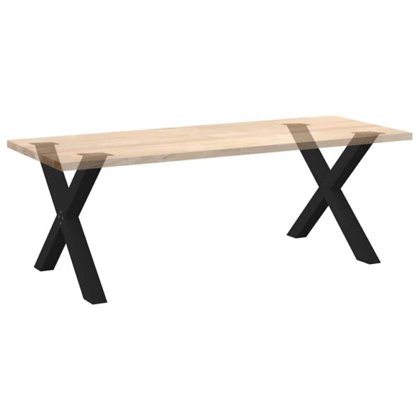 VXL8721158316448_g_en_hd_7.jpg vidaXL Nohy jedálenského stola X-Shaped 2 ks Čierna 90x(72-73) cm Oceľ – Obrázok 8