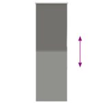 vidaXL Roleta Zatemnenie sivá 50x130 cm Šírka látky 45,7cm Polyester – Obrázok 5