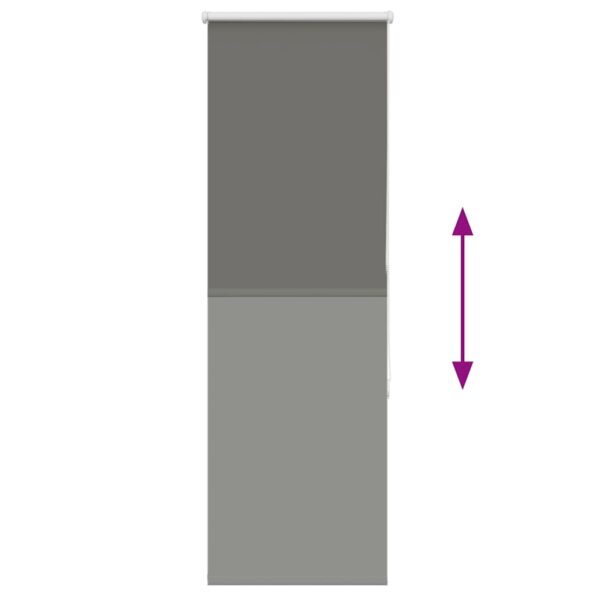 vidaXL Roleta Zatemnenie sivá 50x130 cm Šírka látky 45,7cm Polyester – Obrázok 5