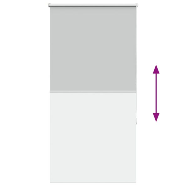 vidaXL Roleta Zatemnenie svetlo šedá 70x130 cm Šírka látky 65,7cm – Obrázok 9