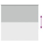 vidaXL roleta Blackout svetlo šedá 165x130 cm Šírka látky 161,6cm – Obrázok 9