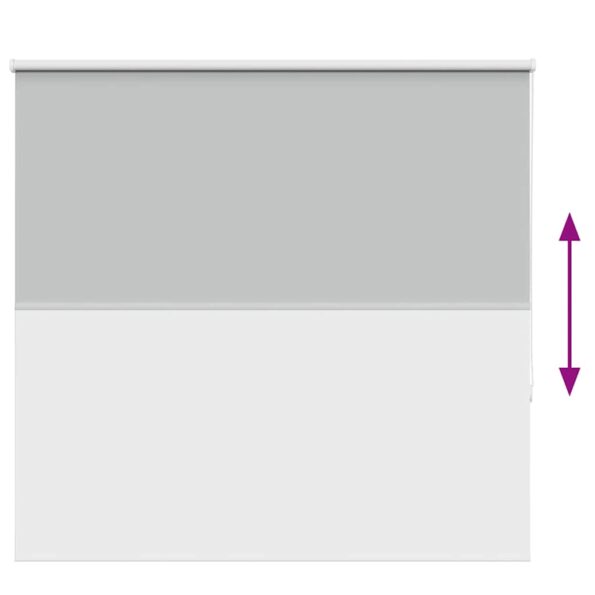 vidaXL roleta Blackout svetlo šedá 165x130 cm Šírka látky 161,6cm – Obrázok 9