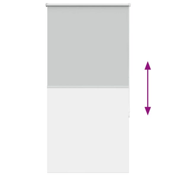 vidaXL Roleta Zatemnenie svetlo šedá 70x150 cm Šírka látky 65,7cm – Obrázok 9