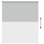 vidaXL roleta Blackout svetlo šedá 140x150cm Šírka látky 136,6 cm – Obrázok 9