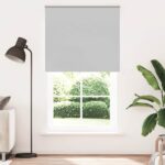 vidaXL roleta zatemnenie svetlo šedá 135x230 cm Šírka látky 131,6cm – Obrázok 2