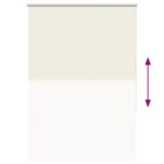 vidaXL Roleta Zatemnenie sivobiele 95x150 cm Šírka látky 90,7cm – Obrázok 9