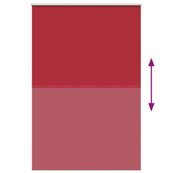 vidaXL Roleta Zatemnenie červená 155x230 cm Šírka látky 151,6 cm – Obrázok 5