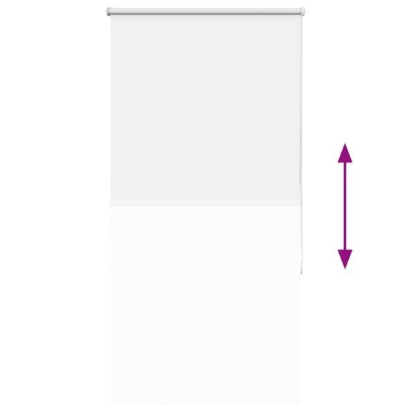 vidaXL Roleta Zatemnenie biela 65x150cm Šírka látky 60,7cm Polyester – Obrázok 9